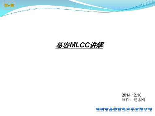 易容网-MLCC讲解
