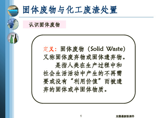 固体废物与化工废渣处置ppt课件