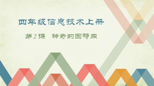 神奇的因特网