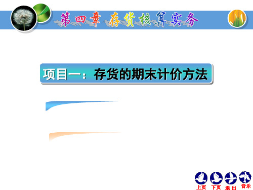 存货期末计价的方法.