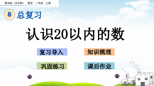 一年级上数学课堂课件-认识20以内的数｜青岛版