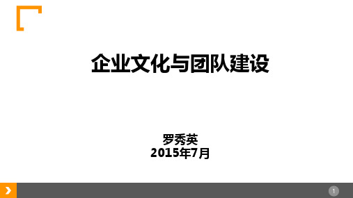 2015年7月企业文化建设和管理PPT(定稿)
