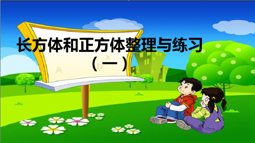 苏教版小学数学六年级上册长方体和正方体整理与练习