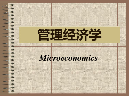 管理经济学MBA课程 6_