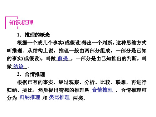 合情推理高三课件PPT