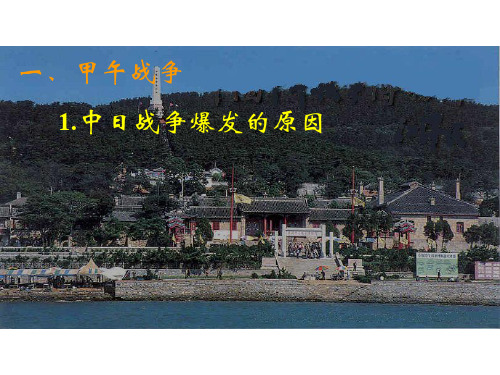 中日甲午战争到八国联军侵华