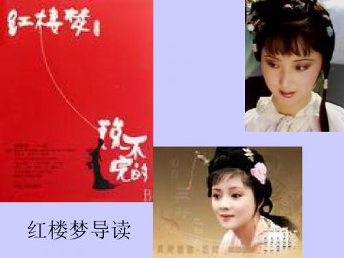 高一语文课件：必修三 名著导读 红楼梦导读(共23张PPT)