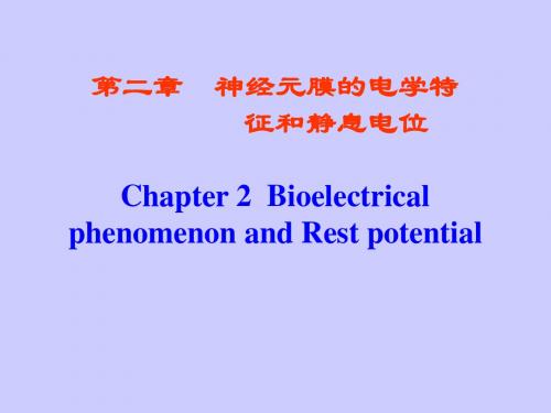 3第二章静息电位第三章动作电位-PPT课件