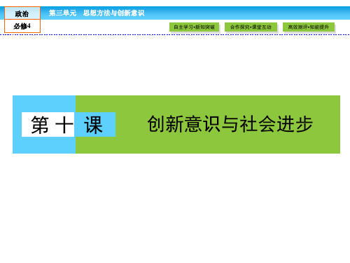 政治必修Ⅳ人教新课标3-10-1树立创新意识是唯物辩证法的要求课件(24张)-1