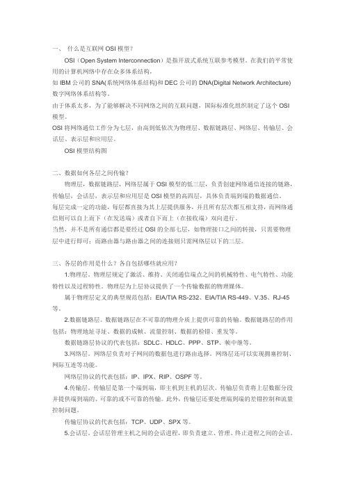 计算机考研复试 计算机网络超全篇 