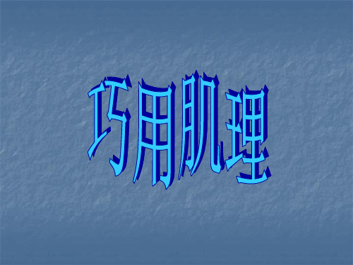 六年级上册美术课件 7 《巧用肌理》_湘美版 (共22张PPT)