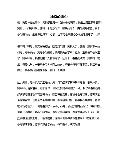 作文《神奇的雨伞》
