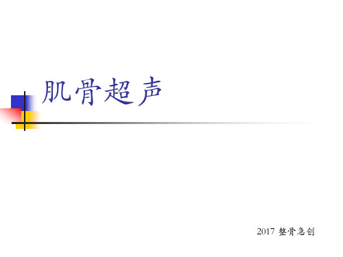 肌骨超声