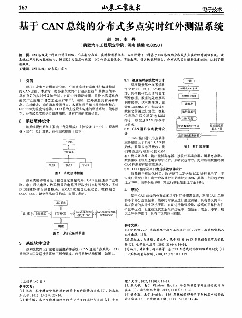 基于CAN总线的分布式多点实时红外测温系统