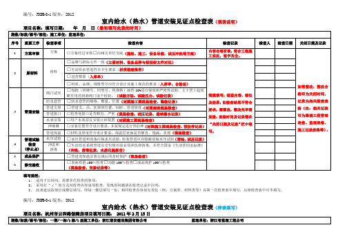 工程精细化管控表格