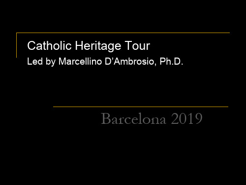 Barcelona  - Crossroads Initiative巴塞罗那个十字路口的倡议-17页PPT精品文档