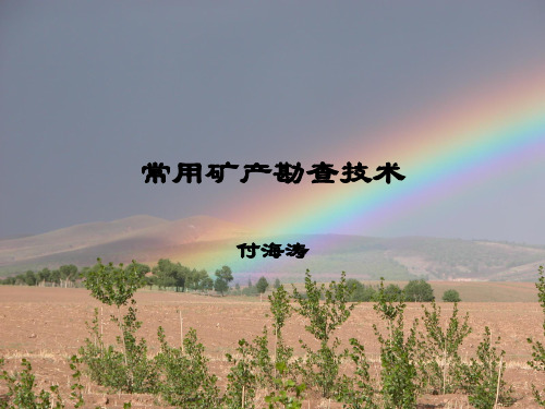 常用矿产勘查技术