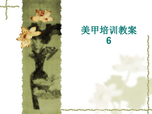 美甲培训教案6