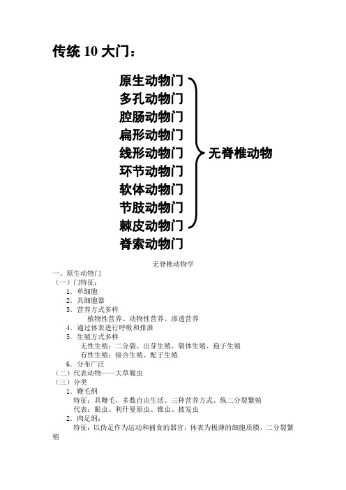 生物竞赛之动物学讲义-黄森