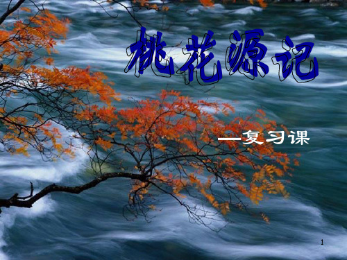 桃花源记复习课(好用)PPT教学课件