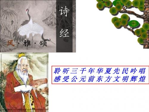 《诗经 氓》标准课件