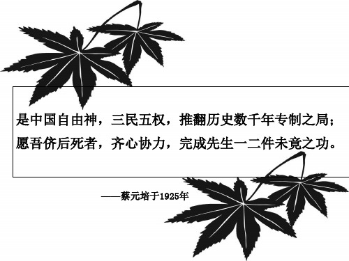 岳麓版高中历史必修一第四单元辛亥革命优质课件(共23张PPT)