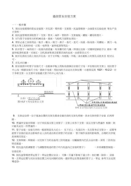 撬装管系安装方案(20210201113417)