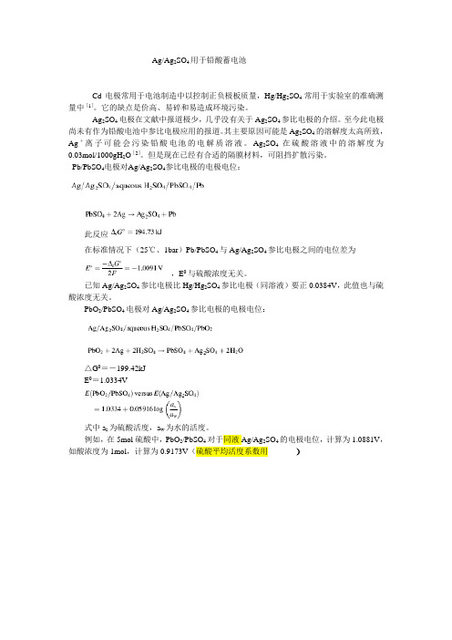 参比电极