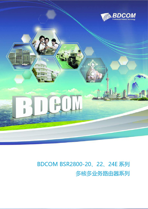 BDCOM BSR2800-20、22、24系列多业务路由器宣传彩页_v3.2