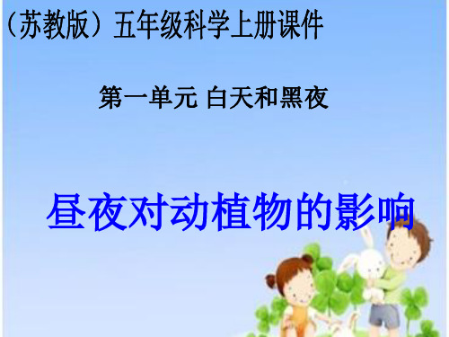 5昼夜对动植物的影响