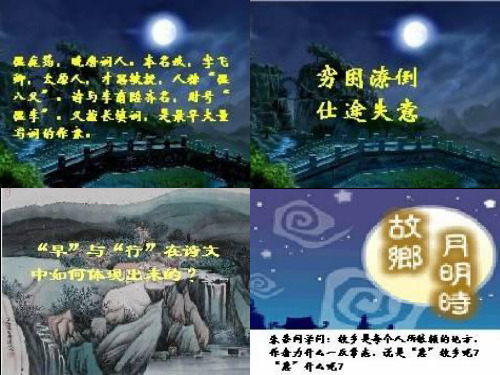高中语文商山早行ppt11 苏教版精品课件