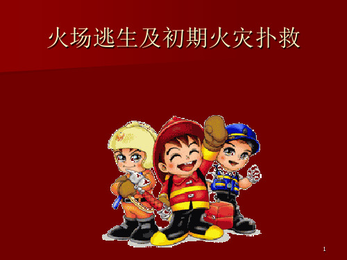 火场逃生PPT演示课件