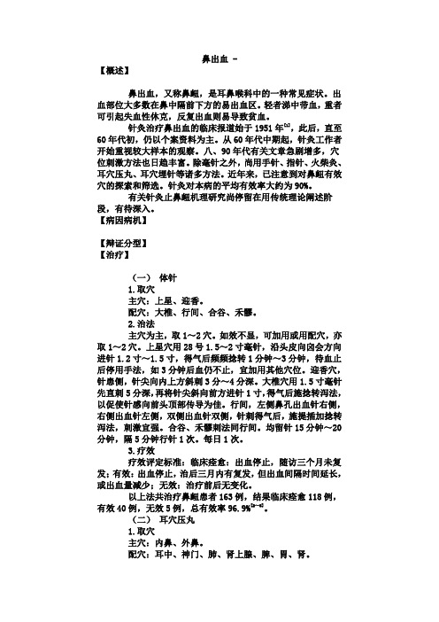 鼻出血
