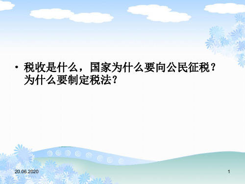 第一章 税法总论-49页精选文档