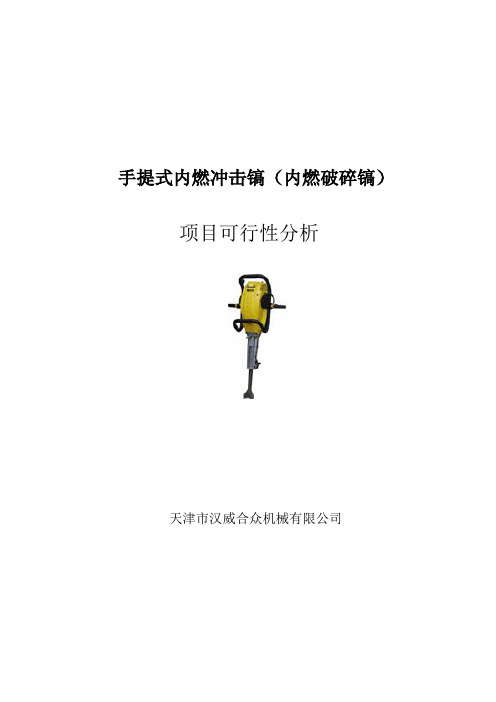 内燃镐项目简介1