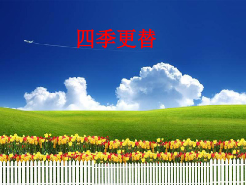 《四季更替》公开课课件