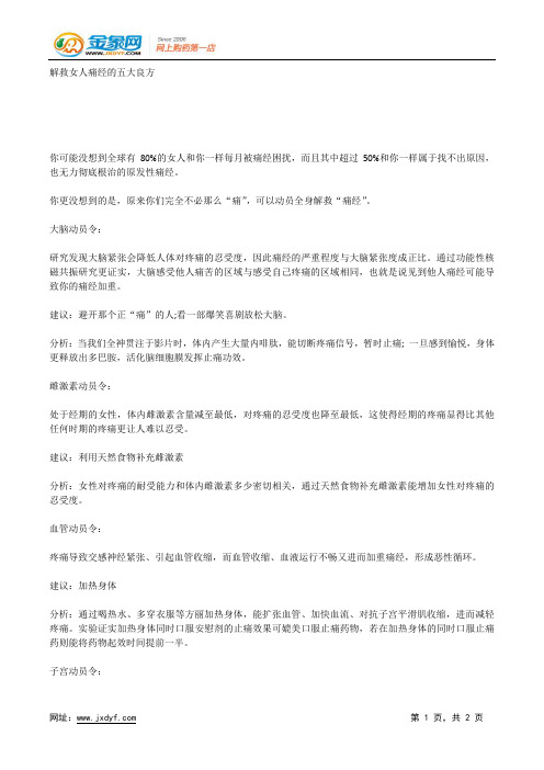 持续痛经 切勿痛快止痛.docx