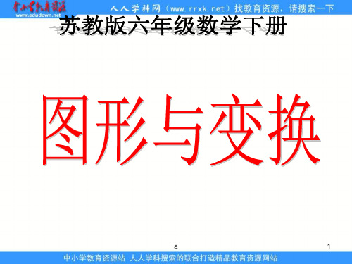 苏教版六年下图形的变换与位置课件之一