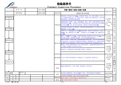 印刷产品标准检验指导书