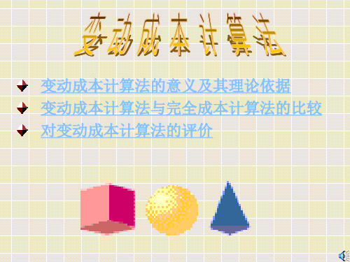 变动成本计算法(2)