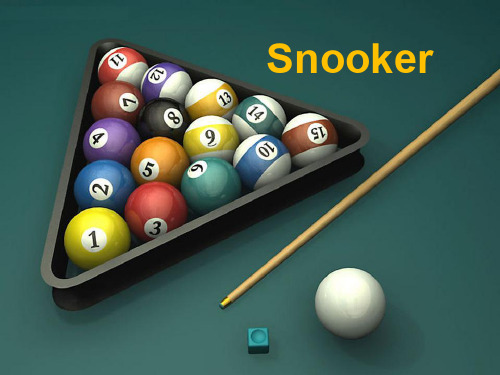 斯诺克英文介绍snooker