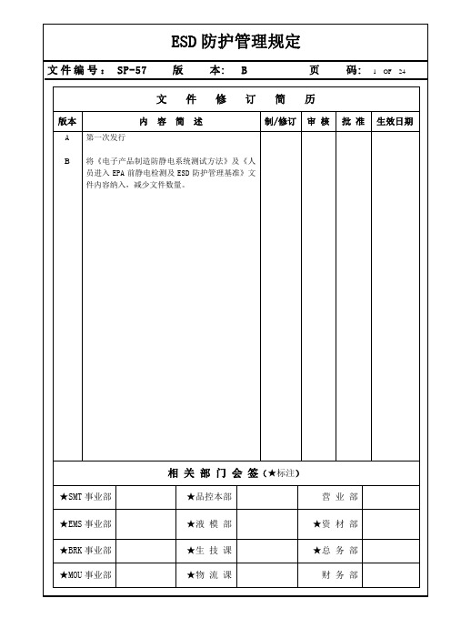 ESD防护管理规定090311