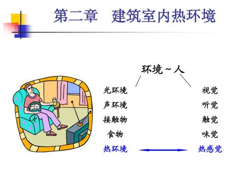 2建筑物理(热工学)_建筑室内热环境