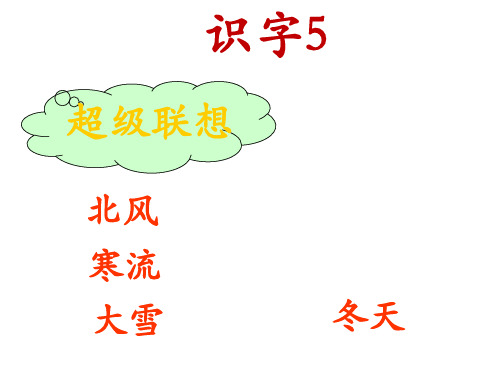 苏教版二年级语文下册识字5 课件