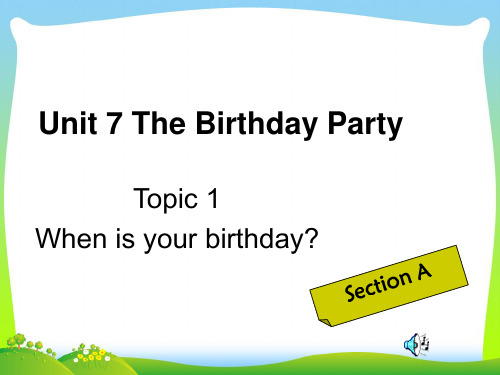 仁爱版七年级英语下册Unit_7_Topic_1_section_A.ppt