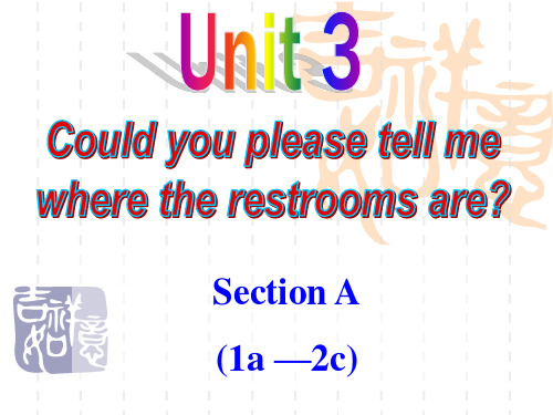 人教版九年英语 Unit 3Could you please tell me 全单元课件