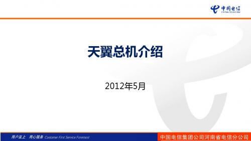 天翼总机资料