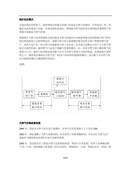 天然气价格政策-精选.