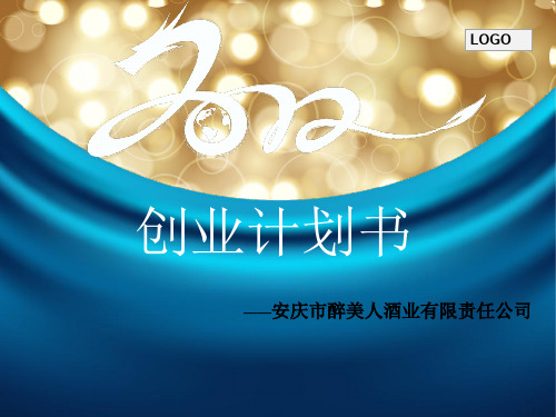 某酒业有限责任公司创业计划书(PPT 53页)