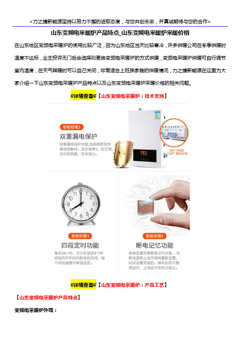 山东变频电采暖炉产品特点_山东变频电采暖炉采暖价格